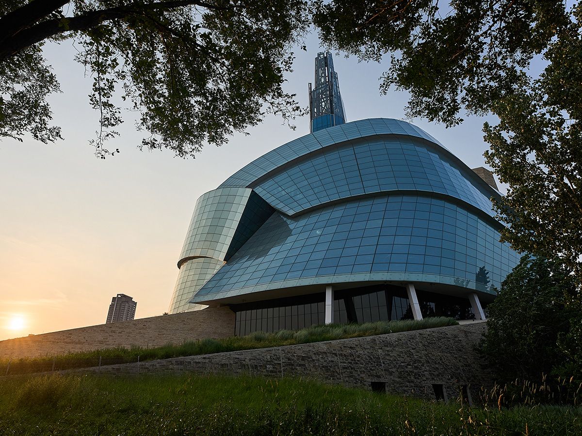 The Canadian Museum of Human Rights in Winnipeg.
