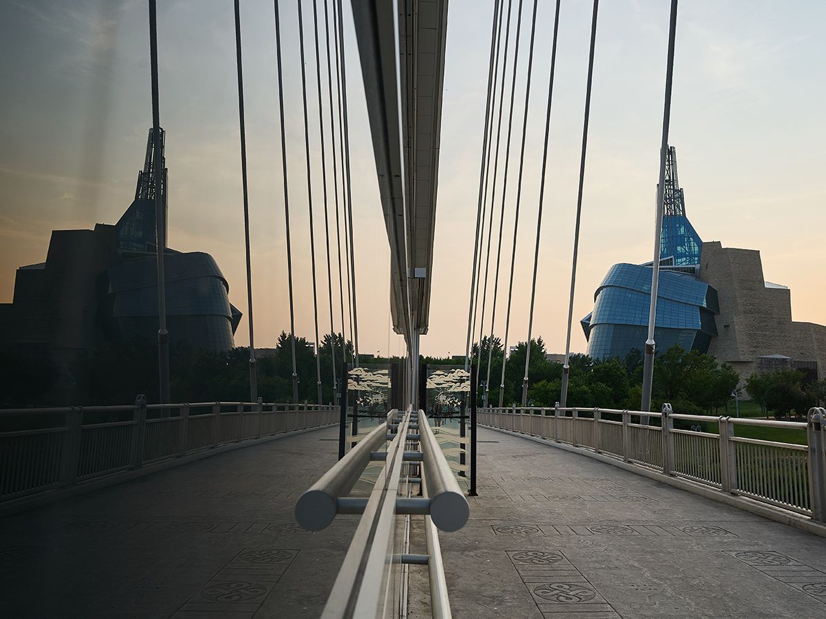 The Canadian Museum of Human Rights in Winnipeg. The Canadian Museum of Human Rights in Winnipeg.