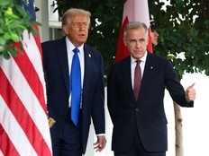 Donald Trump and Mark Carney