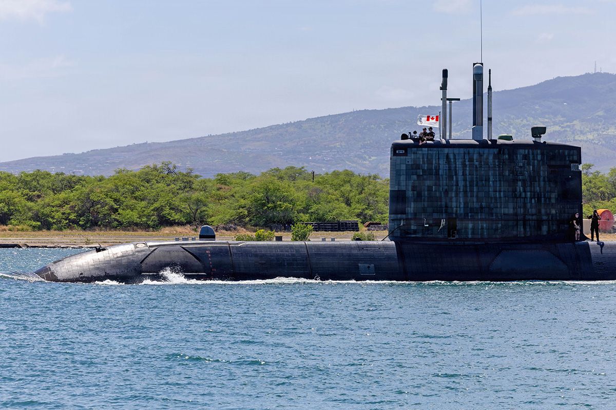 A submarine.