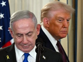 Benjamin Netanyahu and Donald Trump.