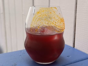 A non-alcohol mocktail