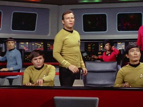 Star Trek officers.