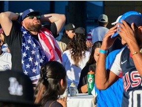 The joy went out of U.S. fans after a dismal exit from the World Cup against Belgium on Monday.