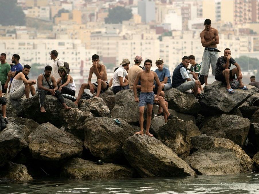 European leaders outraged after 50,000 migrants cross into Spain’s Ceuta