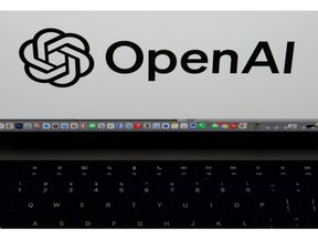 OpenAi logo on a laptop screen