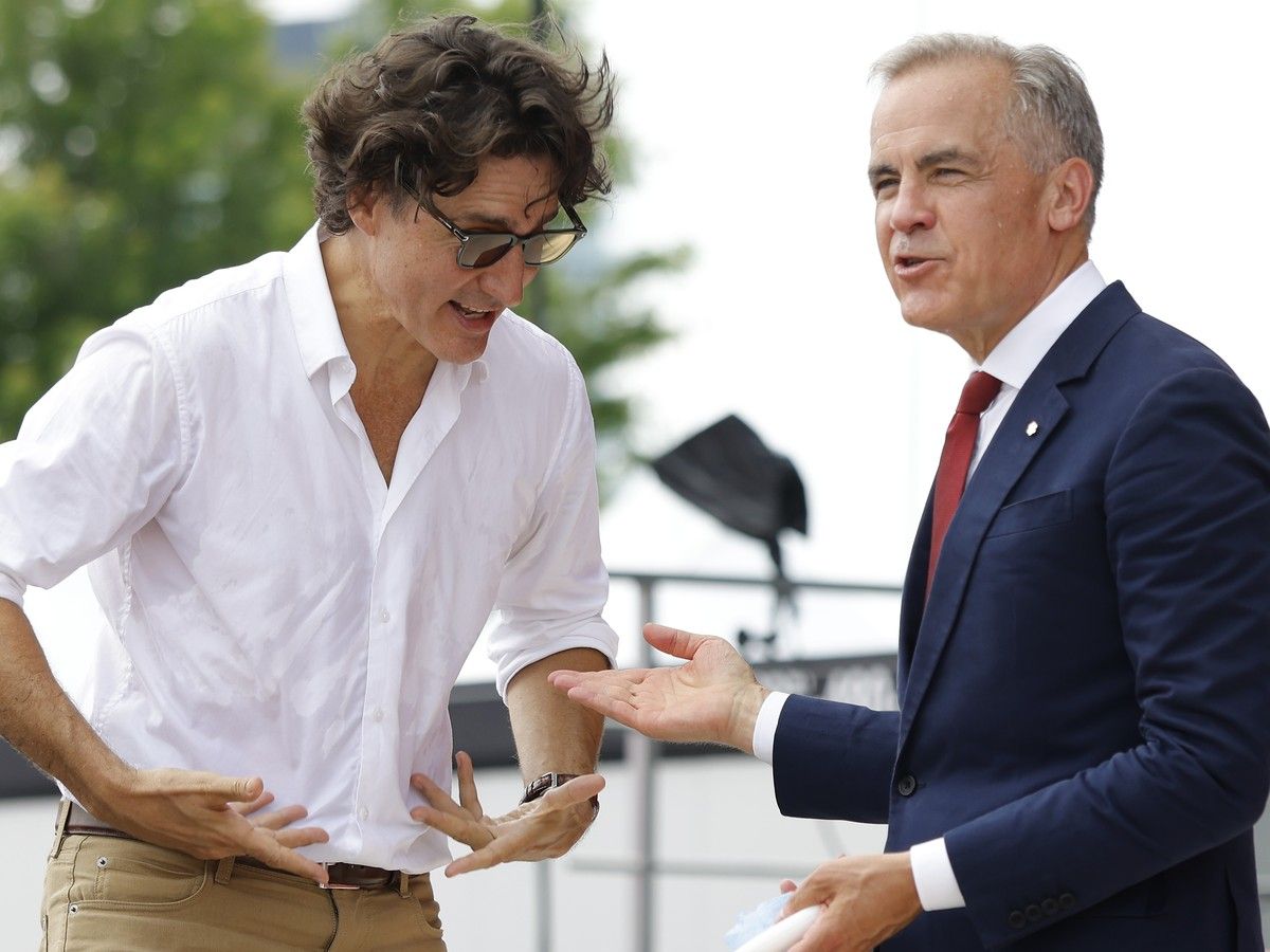 Battling heat and separatism, Carney and Trudeau each tout strength through ‘connection’ on Canada Day