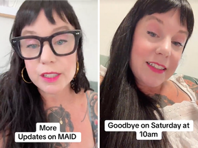 Rebecca Luna in screenshots from her videos