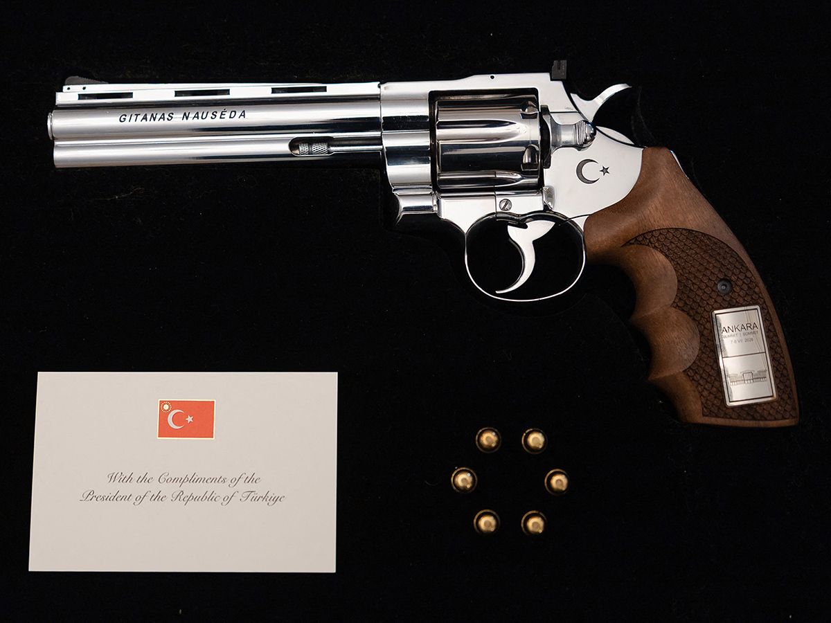 Carney says engraved gun gifted by Erdogan 'not what I expected'