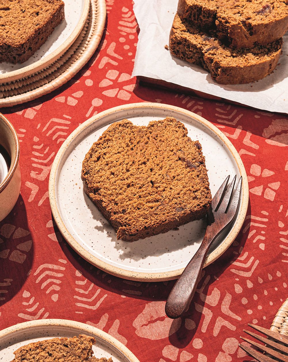 Roasted-grain date loaf