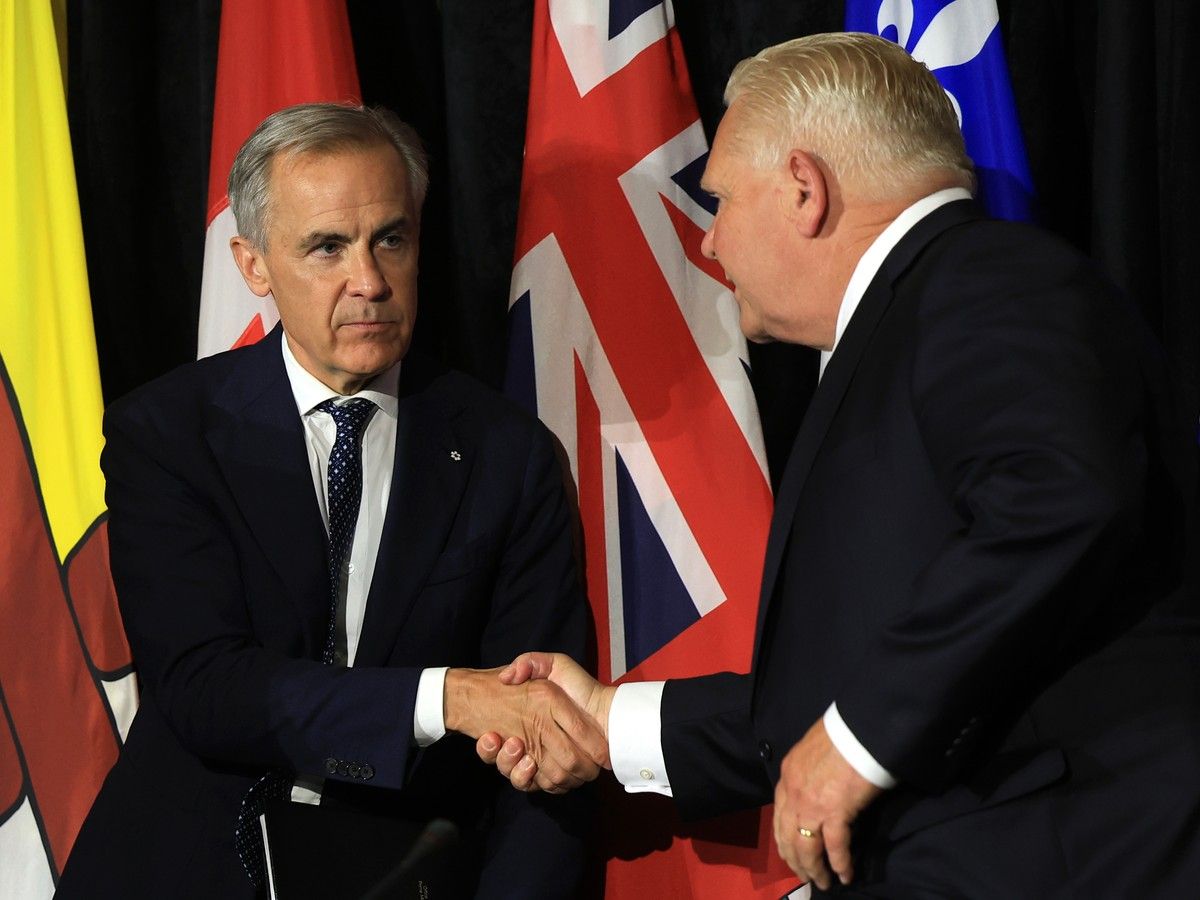 Randall Denley: Time for Doug Ford to go ‘elbows up’ against Carney’s high-speed Alto rail