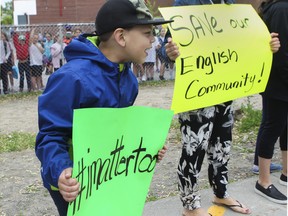 English protest