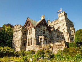 Outside view of a castle.