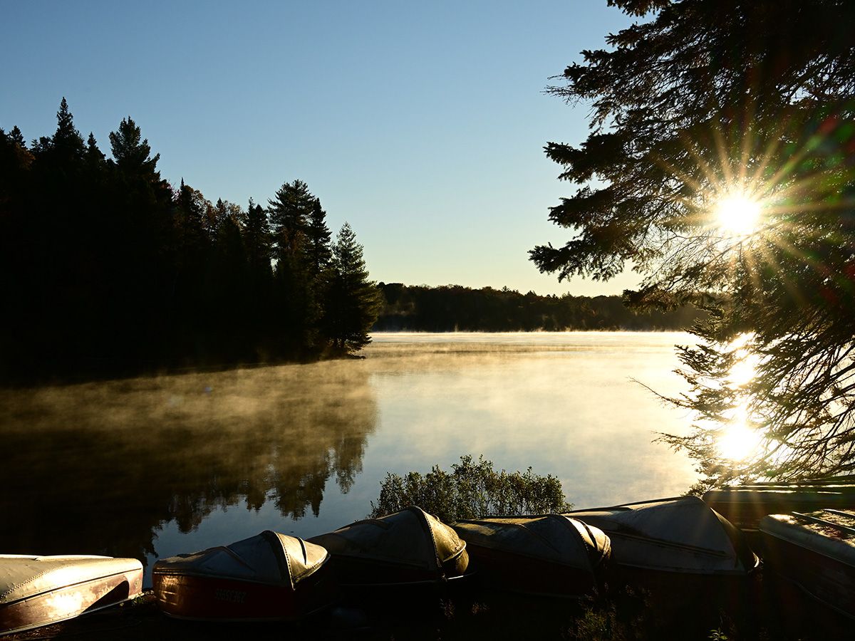  Pog Lake in Ontario’s Algonquin Provincial Park, where Ari Blaff would often go on Canada Day.