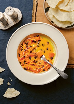 Butternut squash aguachile