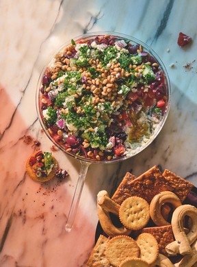 Five-layer Mediterranean dip