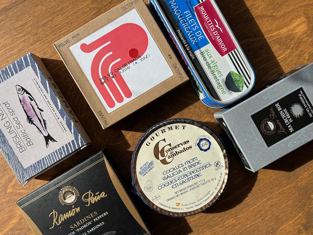  At Toronto’s Good Cheese, tinned fish is a pillar of the business. They stock cans from Spain and Portugal, as well as Japan, Denmark, France, Alaska and Canada.