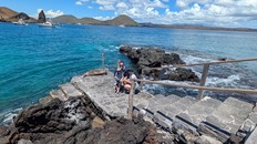 A family trip to these magical islands unlocked our best vacation yet. Pictured here on Bartolomé Island.