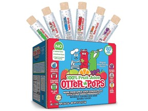 Colourless Otter Pops made with apple juice concentrate are already on the market.