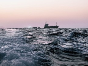 ship at sea