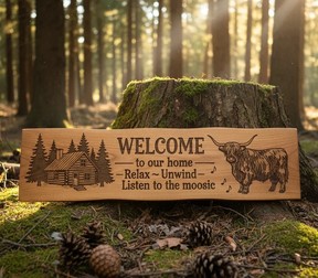 wood sign