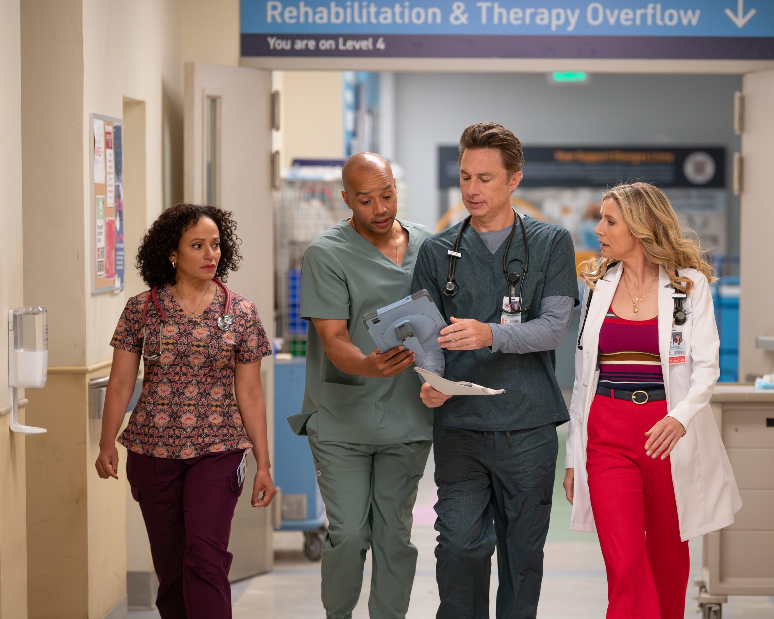 Scrubs stars Zach Braff, Donald Faison and Sarah Chalke know the stakes are high for Season 2
