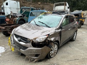 Crash Hyundai SUV