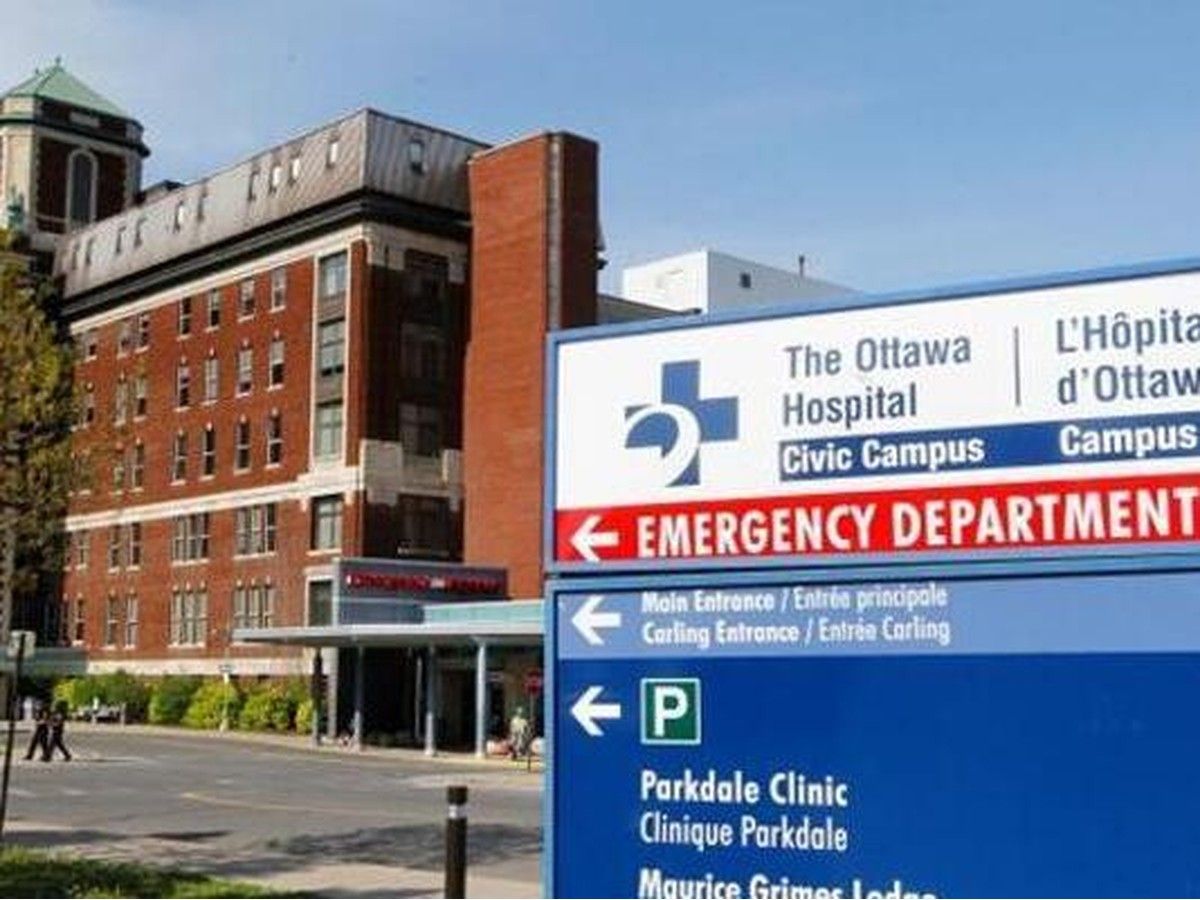 Sign outside a hospital building