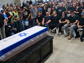 Israel hostage funerl.