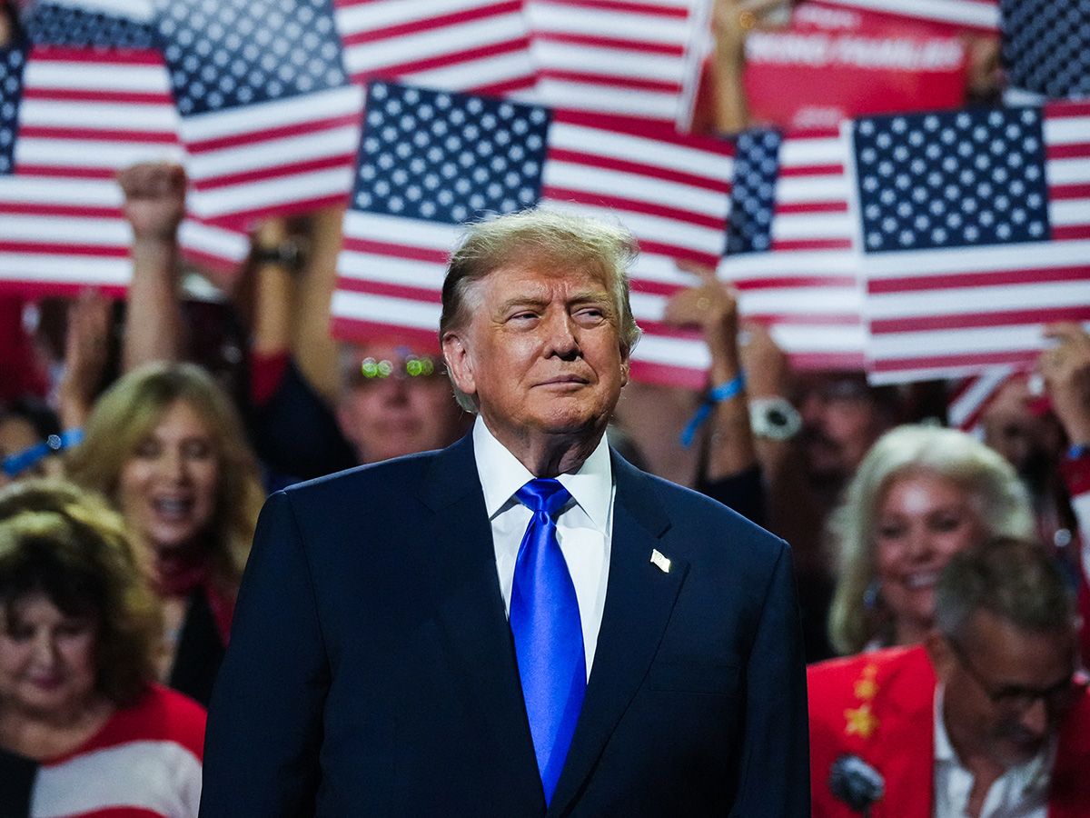 At Republican midterm convention, Trump urges voters to let him ‘finish the job’