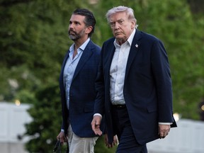 Donald Trump and Donald Trump Jr.