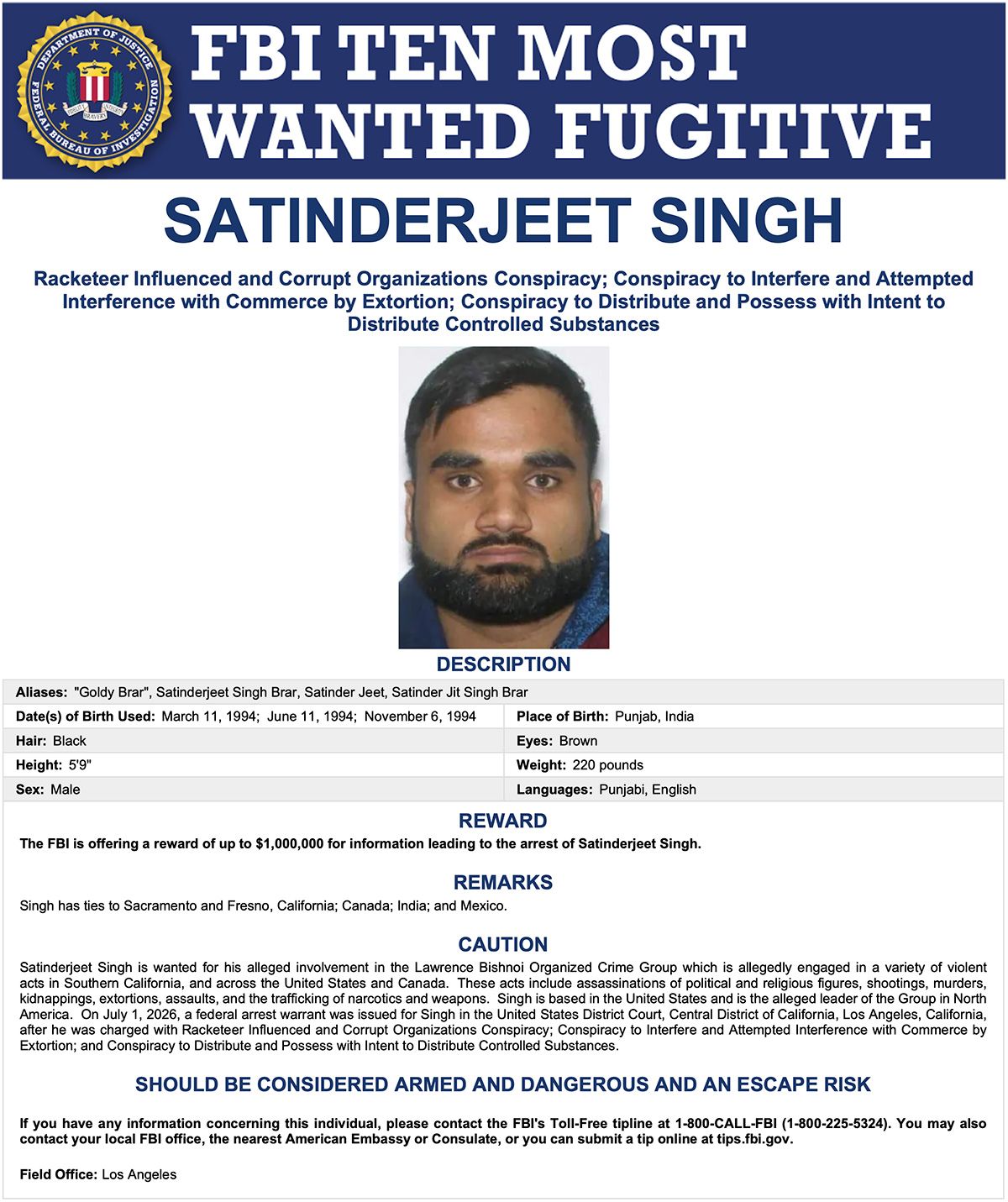 Satinderjeet Singh.
