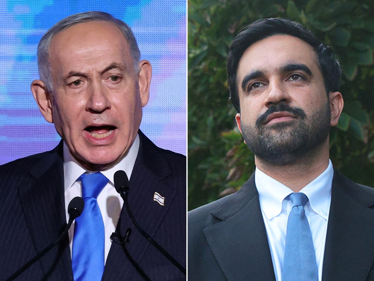 Benjamin Netanyahu and Zohran Mamdani.