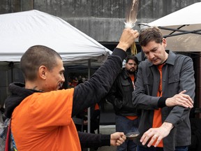 Smudging David Eby