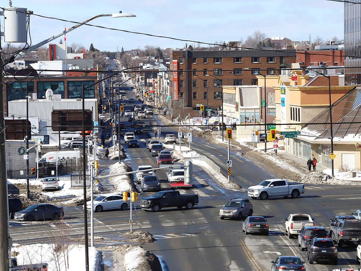 Downtown Sudbury.