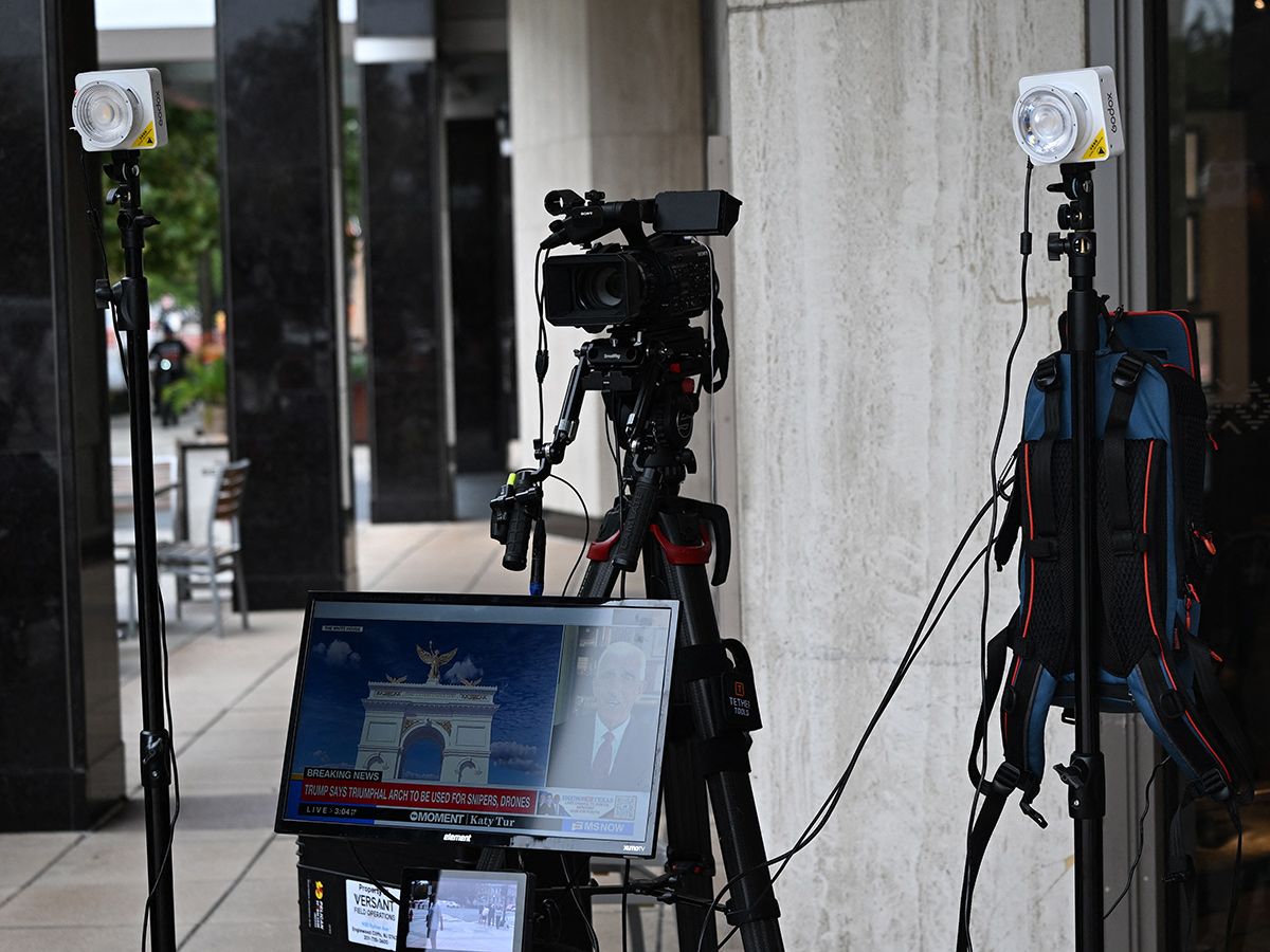 TV equipment.