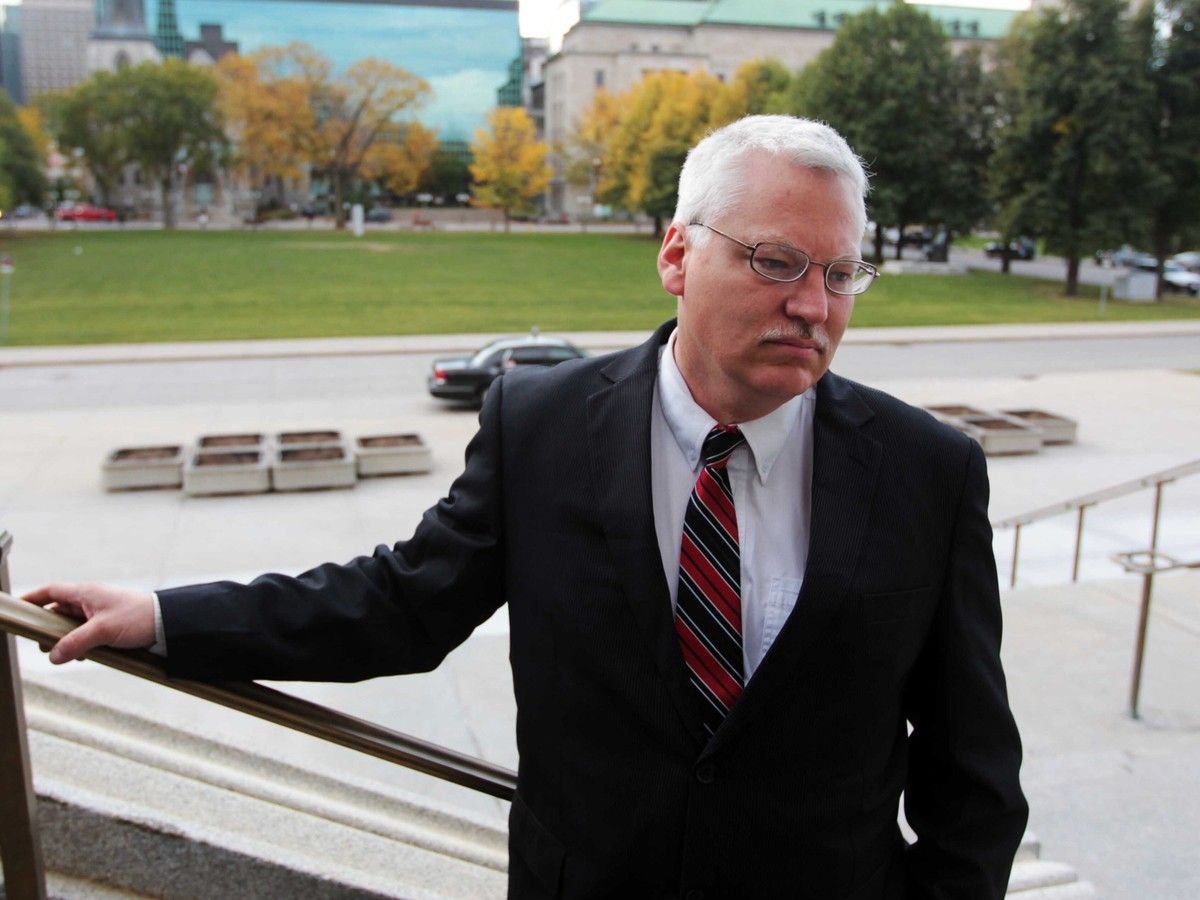 A man at the Supreme Court of Canada