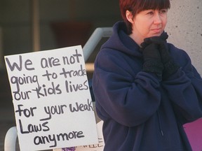 Protester for justice.