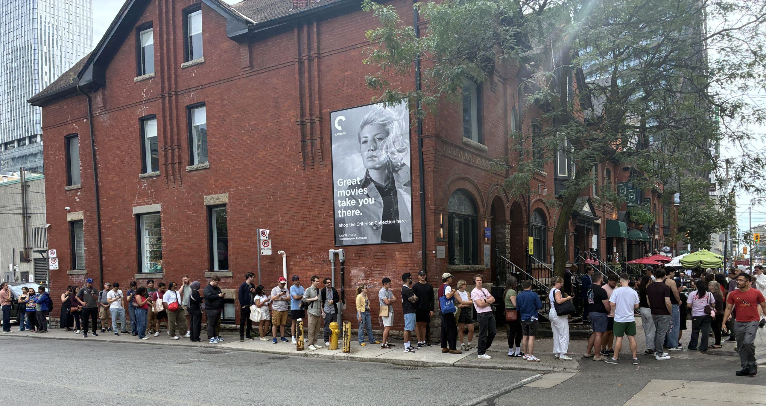 On Cinema Cellar’s third day of operation on the corner of John St. and Nelson St., lineups formed around the block. Randall King