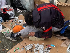 A drug user.