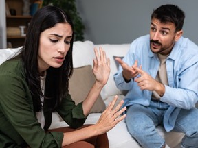 Young people arguing