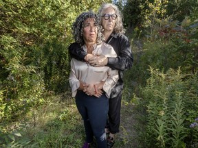 Jennifer Aronson, left, Sharlene Weitzman