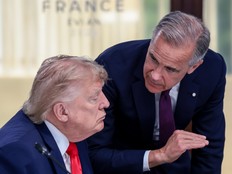 Donald Trump and Mark Carney.