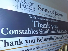 Belleville synagogue thanks