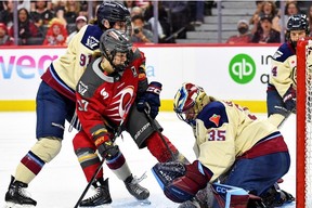 PWHL hockey action