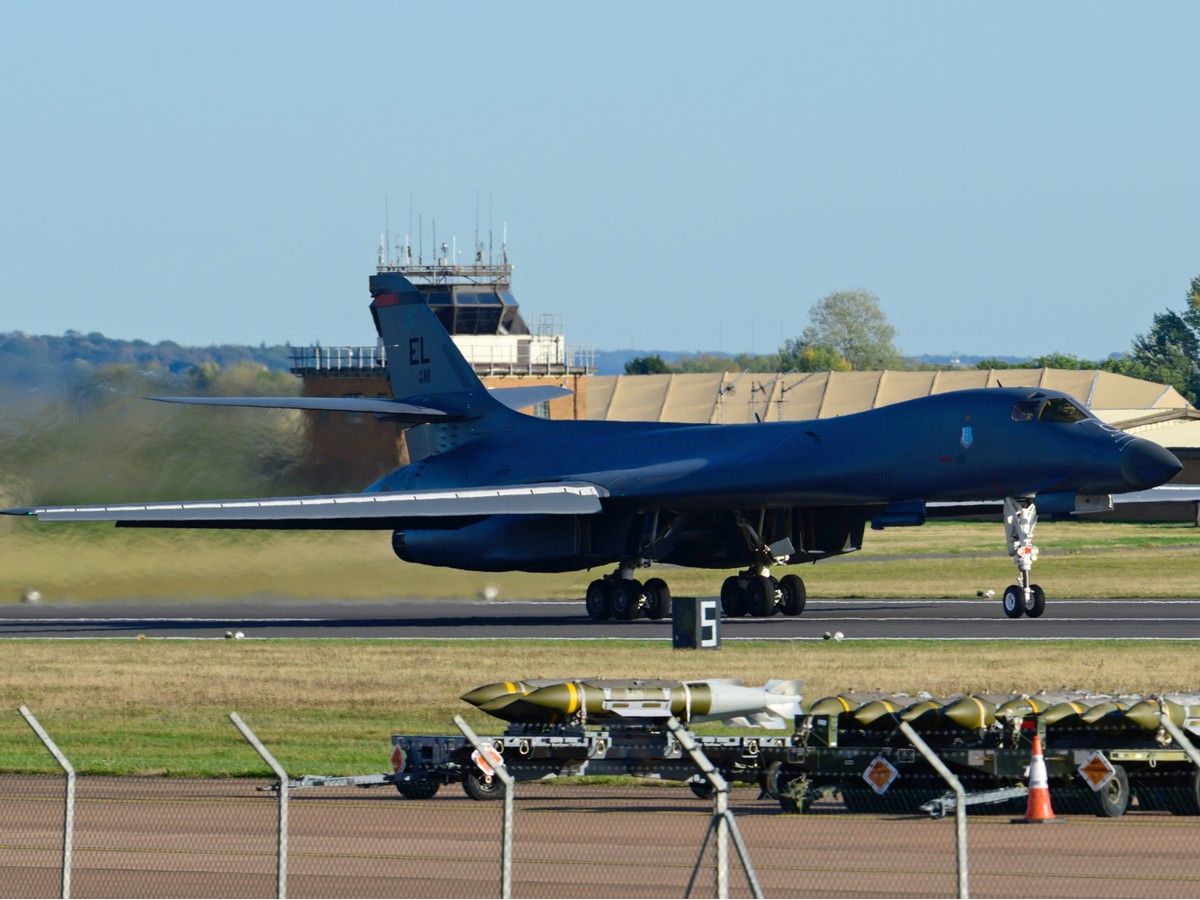 Jet taking off