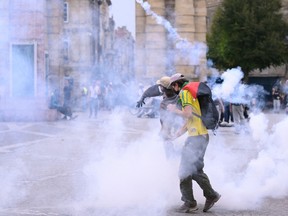 tear gas