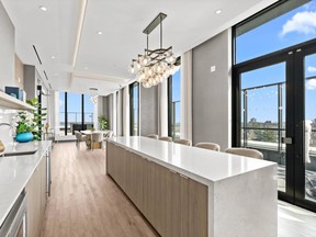 As well as offering open-concept layouts, floor-to-ceiling windows, stainless steel appliances and quartz or granite countertops, suites are paired with amenities that would not look out of place in a new condo development.