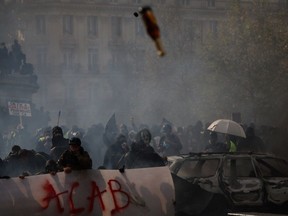 Protest scene