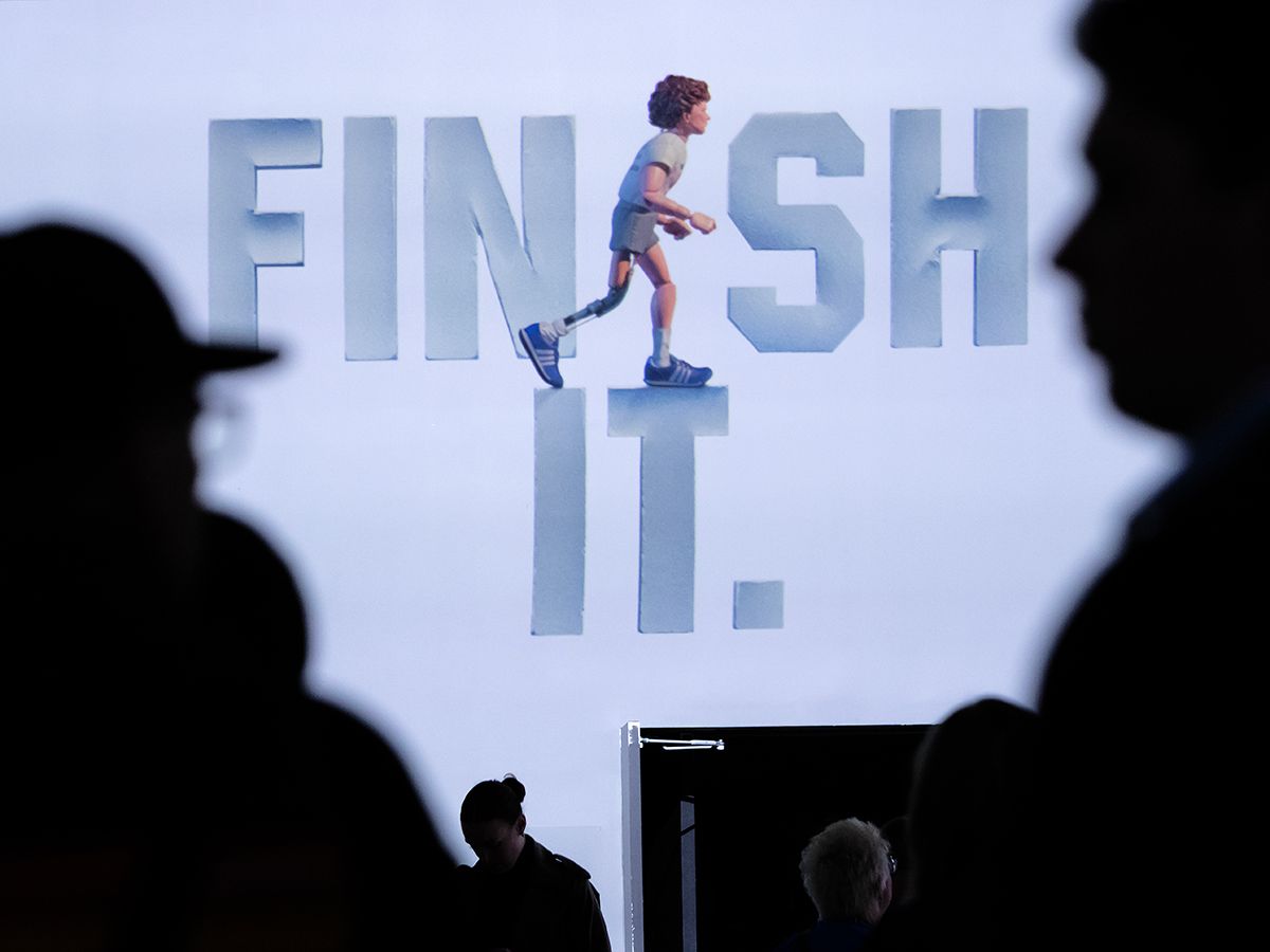 Finish It logo with Terry Fox.